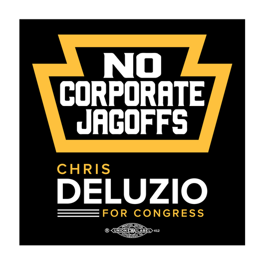 No Corporate Jagoffs Sticker