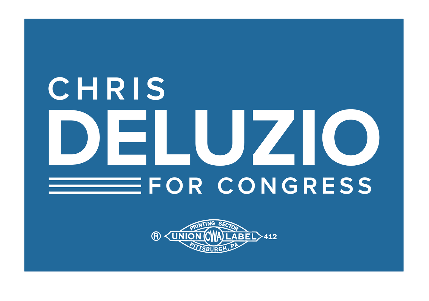 Deluzio for Congress Sticker